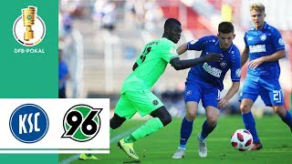 Karlsruher SC vs Hannover 96 06  Highlights  DFBPokal 201819  1st Round [upl. by Bohi]