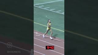 Dalia Frias breaking 10 and the Arcadia 3200m record too arcadiainvite 2022 trackandfield [upl. by Dnanidref]