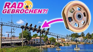 RAD BRICHT WÄHREND ACHTERBAHNFAHRT 😱 Video zeigt Moment der Störung ⛔️ [upl. by Wirth]