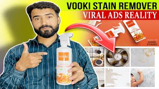 Viral Stain Remover Spray Review  Vooki Stain Remover  Grease Stain Remover  Chimney Cleaner [upl. by Minne333]