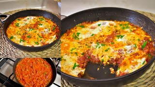 وصفات عشاء سهله وسريعه اطيب شكشوكه ممكن تعملوها Quick and easy dinner recipes Shakshuka [upl. by Vergne759]