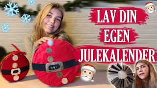 LAV DIN EGEN JULEKALENDER 🎅🏼 OG ADVENT  DIY [upl. by Drahser]