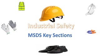 MSDS key sections  industrial safety [upl. by Amoritta]