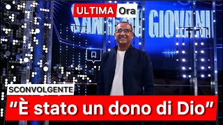 Carlo Conti “È stato un dono di Dio” [upl. by Htebzil]