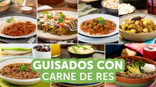 Guisados con carne de res  Kiwilimón [upl. by Iot]