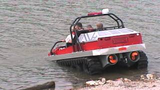 Amphibious Water Rescue Vehicle [upl. by Ahsirhcal]