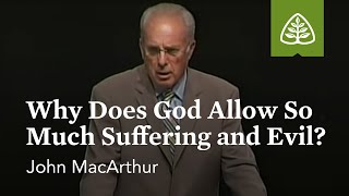 John MacArthur Why Does God Allow So Much Suffering and Evil [upl. by Nohtanhoj954]