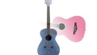 Daisy Rock Debutante Junior Miss Short Scale Acoustic Guitar [upl. by Derej]