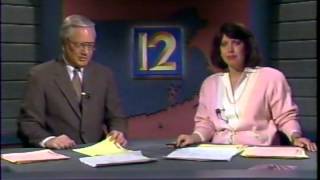 WPRI 12 Providence  11PM News  1987 [upl. by Aliwt]