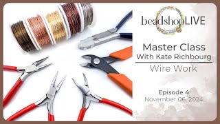 Beadshop LIVE Master Class Wire Ep 4 [upl. by Aicemed]