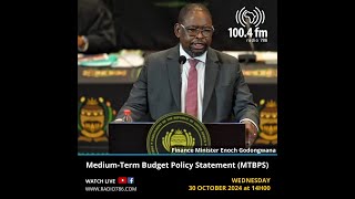 LIVE MediumTerm Budget Policy Statement MTBPS [upl. by Niltac]