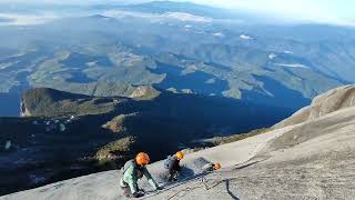 Worlds highest via Ferrata amp Asias first via Ferrata located in Mt Kinabalus Panalaban rock face [upl. by Ykcor]