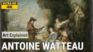 Antoine Watteau A collection of 10 oil paintings with title and year 17121716 4K [upl. by Salot549]