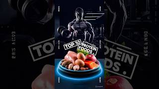 10 protein food for muscle building for strength 💪💯 healthytips shortsfeed proteinfood [upl. by Nwatna122]