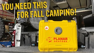 Planar Portable 12V Diesel Heater  A Fall Camping Must Have [upl. by Nette]