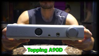 Topping A90D Discrete Headphone Amplifier Unboxing [upl. by Aivad256]