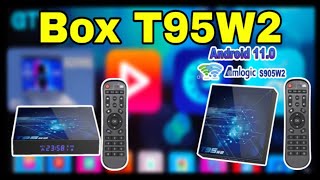 Tv box T95W2 Android 11 Amlogic [upl. by Smukler]