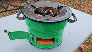 Ecozoom Charcoal Rocket Stove [upl. by Elleret]