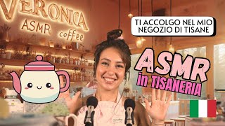 Entra nella mia Tisaneria ASMR 💕🫖 ROLEPLAY Negozio di Tisane SOFT SPOKEN 🫠 new arrival from Germania [upl. by Thorne]