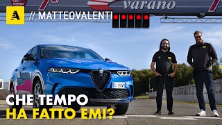 Alfa Romeo TONALE la plugin 280 CV Q4 merita il CUORE SPORTIVO Prova PISTA e STRADA [upl. by Ecirum]