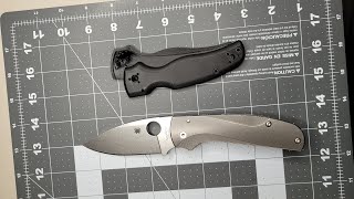 Spyderco Shaman disassembly amp scale swap Flytanium titanium Lotus scales EDC knife maintenance [upl. by Raseta528]