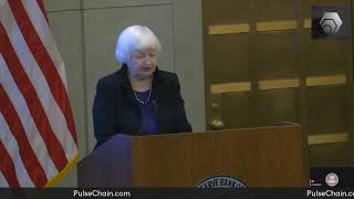 Treasury Secretary Janet Yellen at NY FED  Blockchain Trends  924 [upl. by Normac]