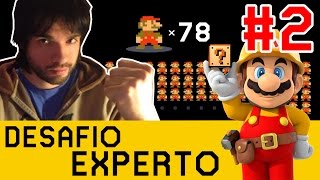 DESAFIO EXPERTO 100 MARIOS  Parte 2   Super Mario Maker  En Español por Zeta [upl. by Siubhan]