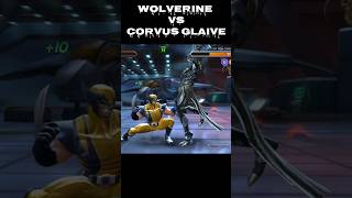 Wolverine vs corvus glaive shorts trending marvel gaming avengers wolverine corvusglaive [upl. by Enyr]