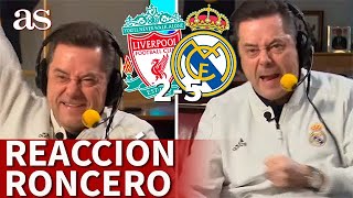 LIVERPOOL 2  REAL MADRID 5  RONCERO REACCIONA a la REMONTADA blanca en CHAMPIONS  AS [upl. by Nadia]