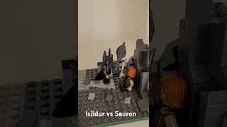 Isildur vs Sauron Easy moc [upl. by Nesnaj]