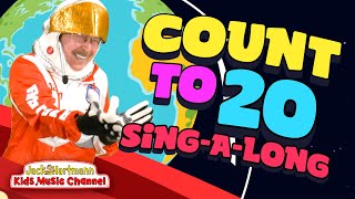 Count to 20 SingaLong  Jack Hartmann [upl. by Salbu]