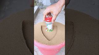 satisfying sand diy pottery experiment amazing funny فني صناعات من صهر المعادن صب [upl. by Goodwin200]