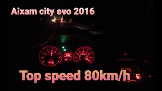 Aixam city evo 2016 top speed 80kmh [upl. by Eelytsirk]