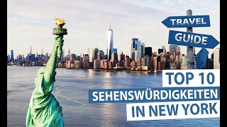 Wunderschönes New York  Top 10 Sehenswürdigkeiten [upl. by Ahsennek]