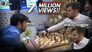 The game that made Magnus Carlsen the World Rapid Champion 2019 [upl. by Einnaj]