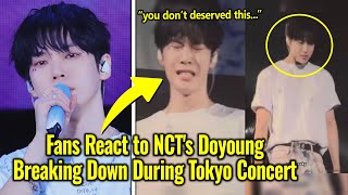 Fans React to NCTs Doyoung Breaking Down During Tokyo Concert Amid Taeils Ongoing Case [upl. by Cutcheon]