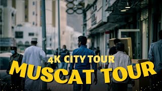 Muscat City 4K Walking Tour in Winter 2024  Best Neighborhood  Alkhwair Muscat  Oman [upl. by Adnyl]