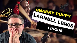 Drummer reacts to Larnell Lewis  Snarky Puppy  Lingus We Like It Here [upl. by Risley]