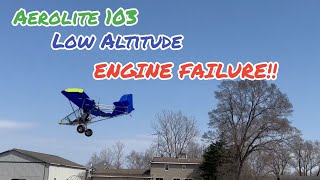 Aerolite 103 Engine Failure and explanation [upl. by Anohr290]