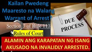 UNLAWFUL ARREST vs WARRANTLESS ARREST [upl. by Lurlene]