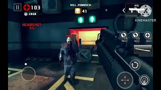 Dead Trigger 2  KSG Gameplay  Assault Without Losing Health [upl. by Annahsal]