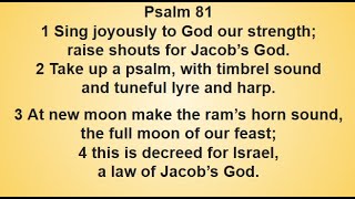 Psalm 81 St Magnus Singing the Psalms [upl. by Bascomb]