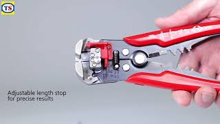 How To Use The CK Automatic Wire Stripper  Toolstation [upl. by Tareyn]