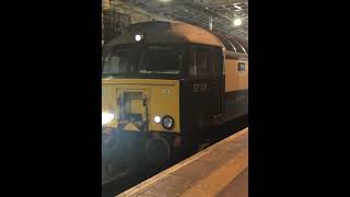 57313 thunders into Edinburgh trains britishrail [upl. by Ylrebma]