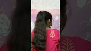 Simple High Ponytail Hairstyle Hack  hairstyle ponytail Aparnabanerjee [upl. by Bena]