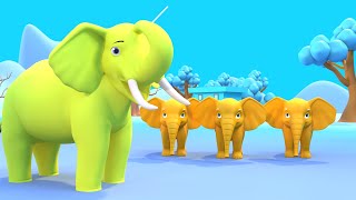 Hathi Raja Kahan Chale Rhymes For Childrens  Hindi Poem [upl. by Ttevi]