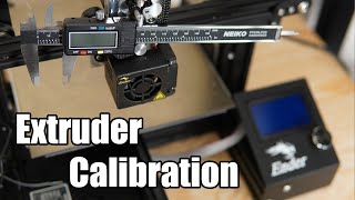 How To Calibrate Your 3D Printers Extruder Esteps Ender 3 [upl. by Etnovert793]