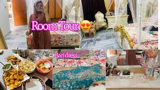 My Bed Room Tour❤️ Sasural main sab set kr rahi houn Saman✨ [upl. by Richmound]