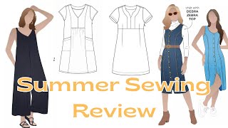 Summer Sewing Review Style Arc and Itch to Stitch [upl. by Namwen85]