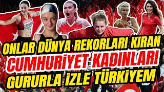 DÜNYACA ÜNLÜ TÜRK KADIN SPORCULAR türkiye kadıngücü [upl. by Dalt]